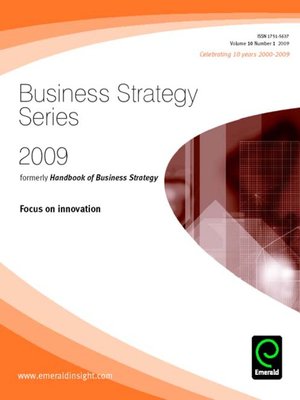 cover image of Business Strategy Series, Volume 10, Issue 1